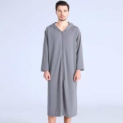Robe de nuit longue avec fermeture éclair