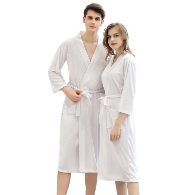 Serviette peignoir pour couples peignoir absorbant