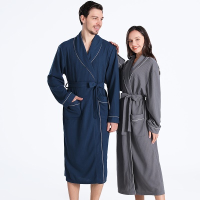 Peignoir long et absorbant Robe de chambre pour couple