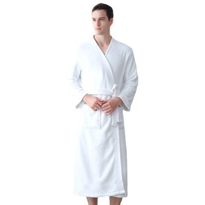 Peignoir absorbant pour homme