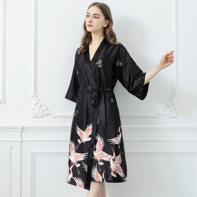 Robe de nuit en soie pour couple
