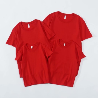 T-shirt col rond manches courtes parent-enfant