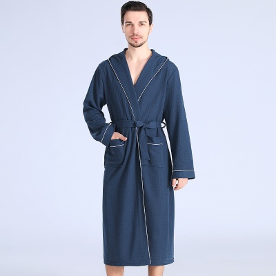 Peignoir à capuche mince Robe à capuche pour couple