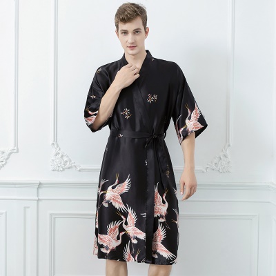 Robe de nuit en soie pour couple