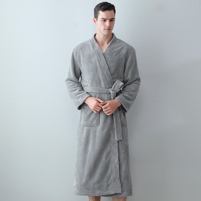 Peignoir absorbant pour homme
