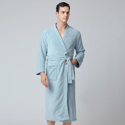 Peignoir absorbant pour homme