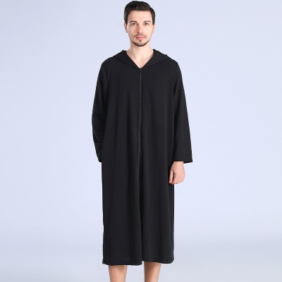 Robe de nuit longue avec fermeture éclair