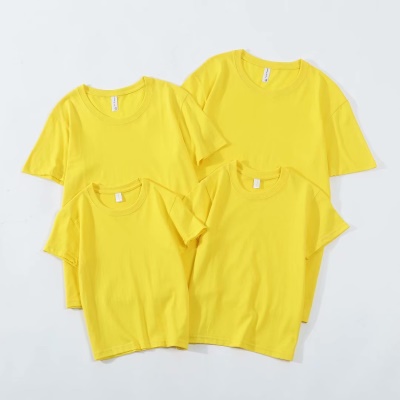 T-shirt col rond manches courtes parent-enfant