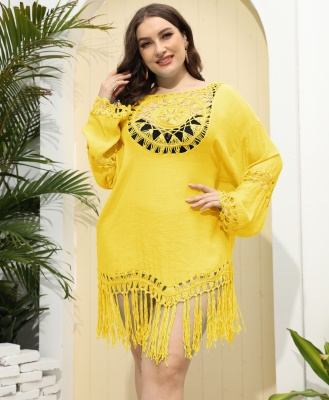 Robe crochetée à la main pour Bikini