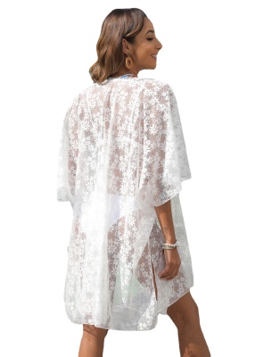 chemisier de plage de protection solaire couleur blouse de plage