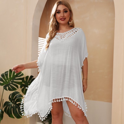 robe main crochet patchwork franges sexy row dos ouvert fourchu lâche