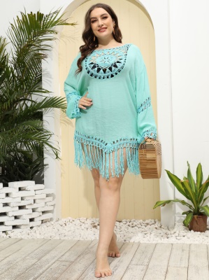 Robe crochetée à la main pour Bikini