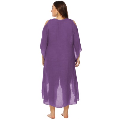 Robe de plage à épaules nues Bikini