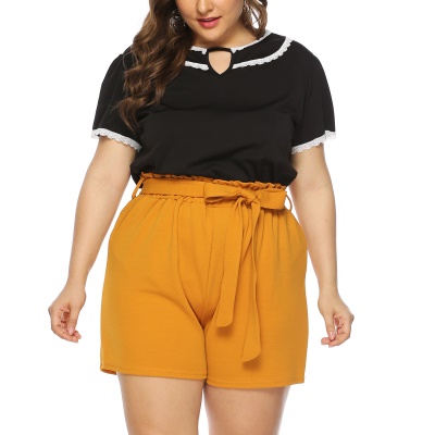 Short décontracté pour femmes grande taille