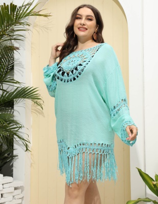 Robe crochetée à la main pour Bikini