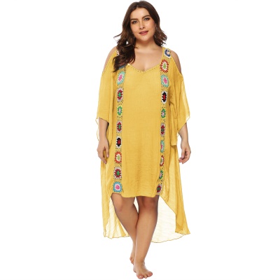 Robe de plage à épaules nues Bikini