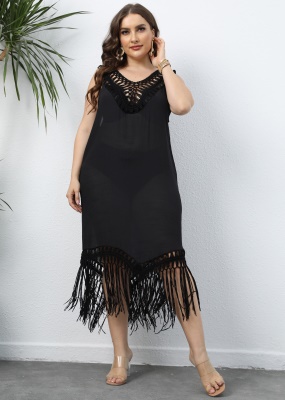 Robe femme grande taille sexy col V