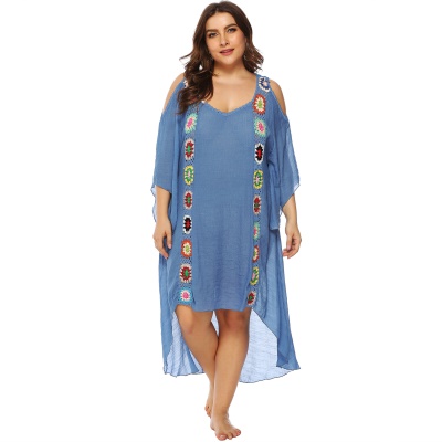 Robe de plage à épaules nues Bikini