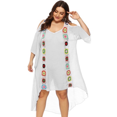 Robe de plage à épaules nues Bikini