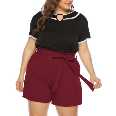 Short décontracté pour femmes grande taille