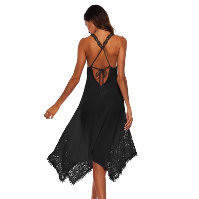 Robe femme sexy longue à dos nu