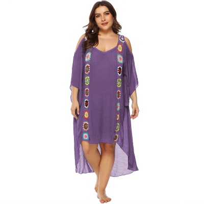 Robe de plage à épaules nues Bikini