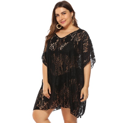 Robe sexy pour femmes col V dentelle
