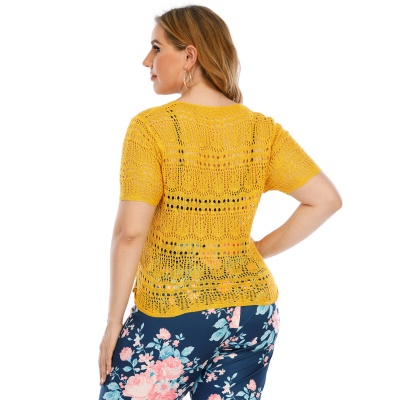 Top femme réglable cordon col V