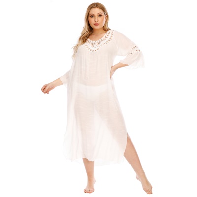 Robe longue à dos ouvert
