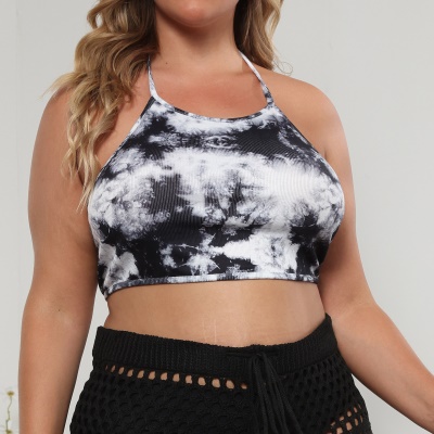 Tops pour femmes Camisole enveloppante Tie-Dye