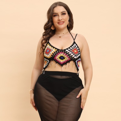 Top Crochet Straps Polyester