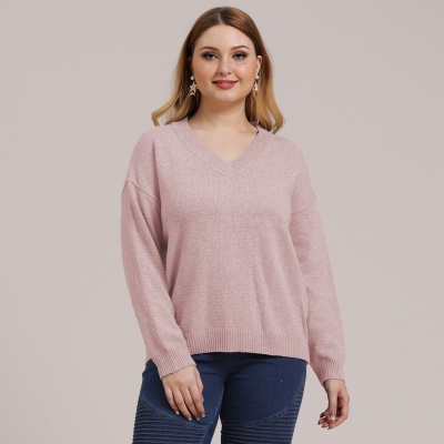 Top femme tissé col V polyester