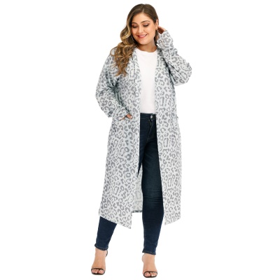 Robe femme imprimé léopard en cachemire français