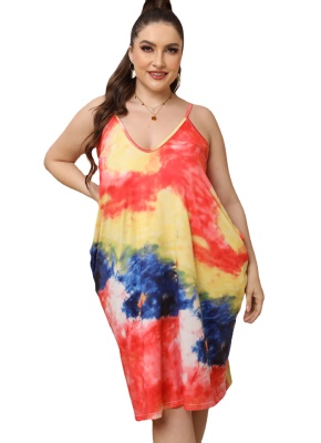 Robe avec double poche pour les femmes  grande taille