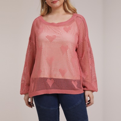 Top femme Love Love Motif découpé tissé