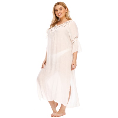 Robe longue à dos ouvert
