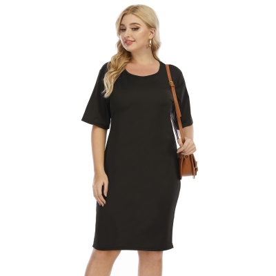 Robe minimaliste T-shirt jupe manches courtes