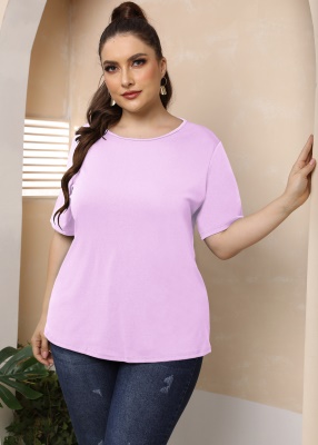 Top dame papillon creux brûlé fleuri dos droit en tissu