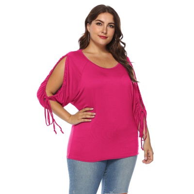 Top femme manches longues réglables tissu modal