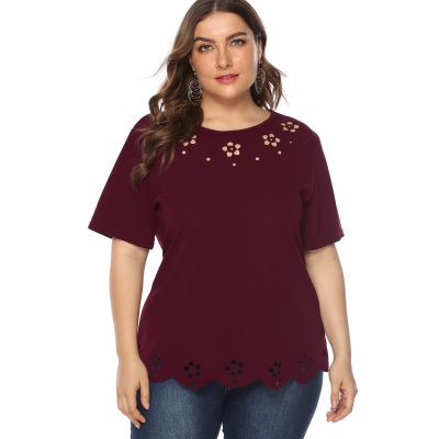 Top à courtes manches pour femme