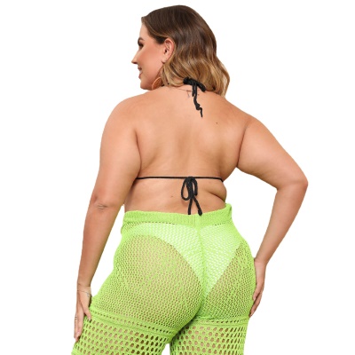 haut coloré franges patchwork main pure crochet creux fil
