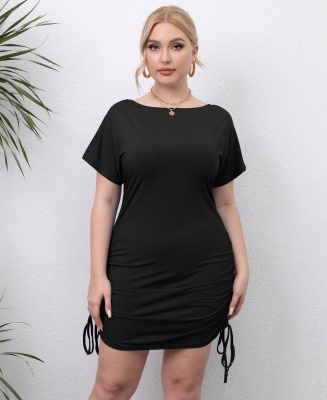Robe plissée  pour femmes de grande taille