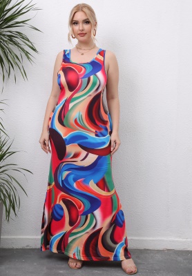 Robe longue grande taille pour femmes