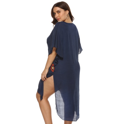 Robe fendue et chemise solaire