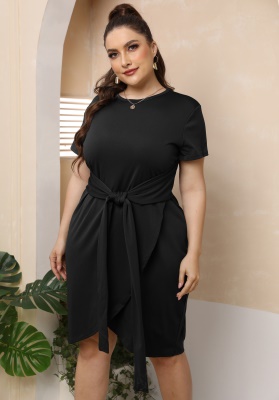 Robe à manches courtes