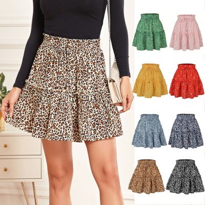 Jupe courte taille haute pour femme