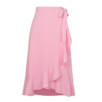 Jupe longue femme fendue taille haute