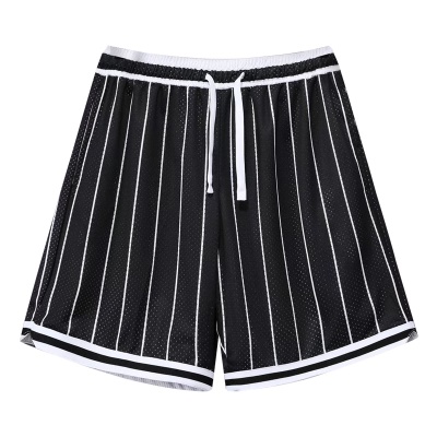 Shortde basket-ball rayé pour hommes