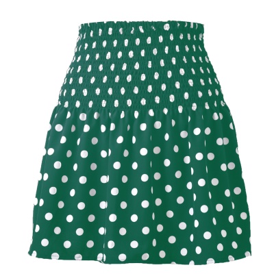 Jupe courte femme taille haute ample