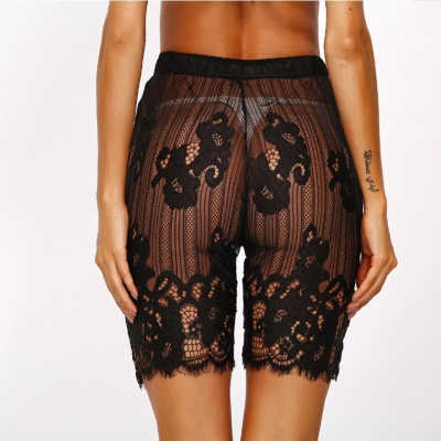 Lingerie Lingerie Dentelle Fleurs Noir